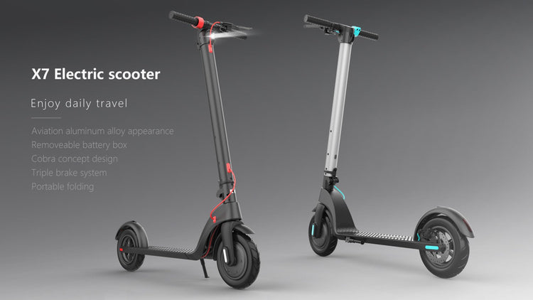 Neo Outlaw X7 Electric Scooter with Removable Battery - 350W Motor
