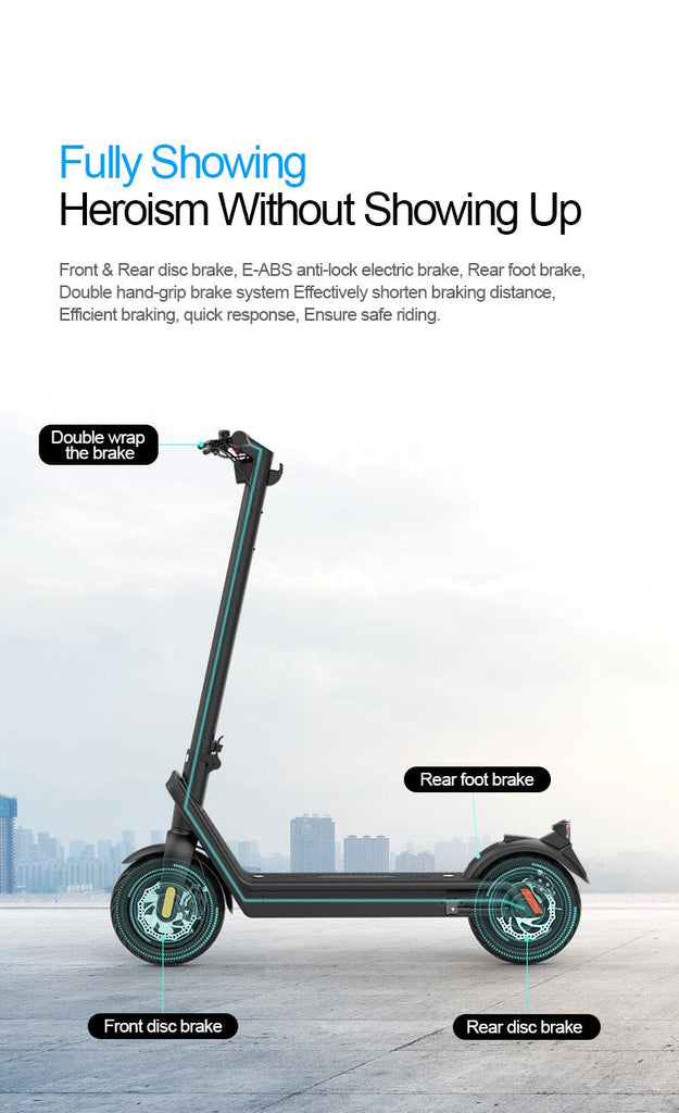x9 e scooter long range