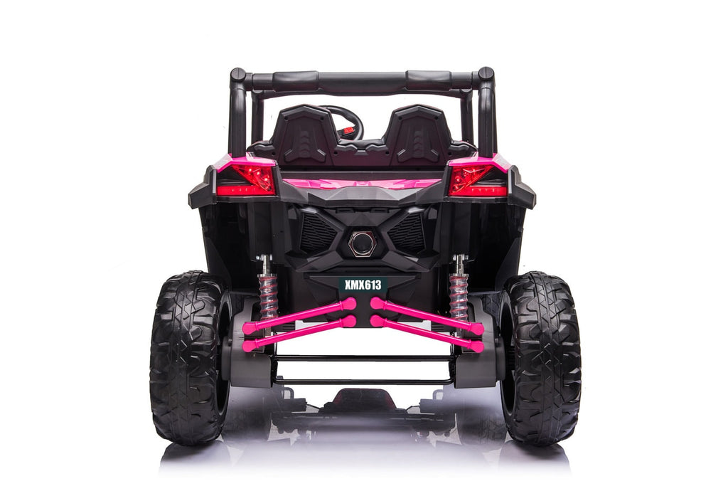 Kids 24v Pink 4 motor ride on jeep