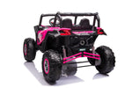 Pink 24v 2 seater ride on buggy