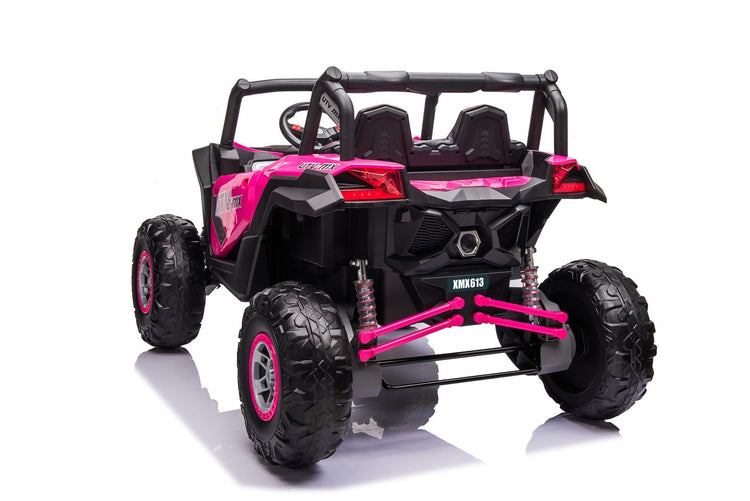 Pink 24v 2 seater ride on buggy