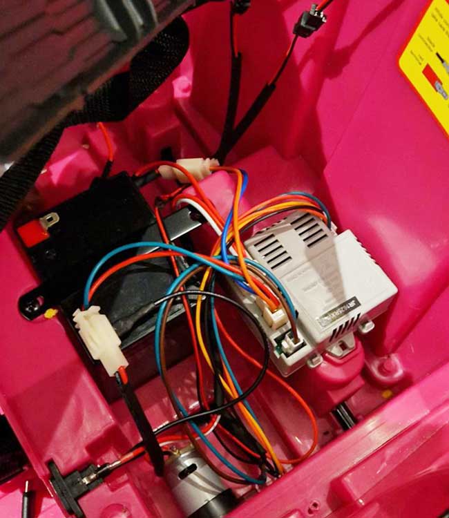 Kids Ride On Car Battery Compartment