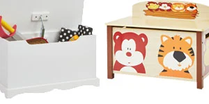 Kids Wooden Toy Boxes