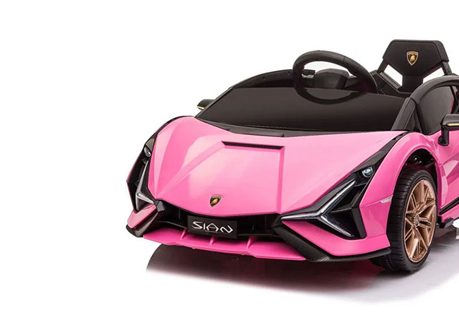 Pink Lamborghini Sian Ride On Car