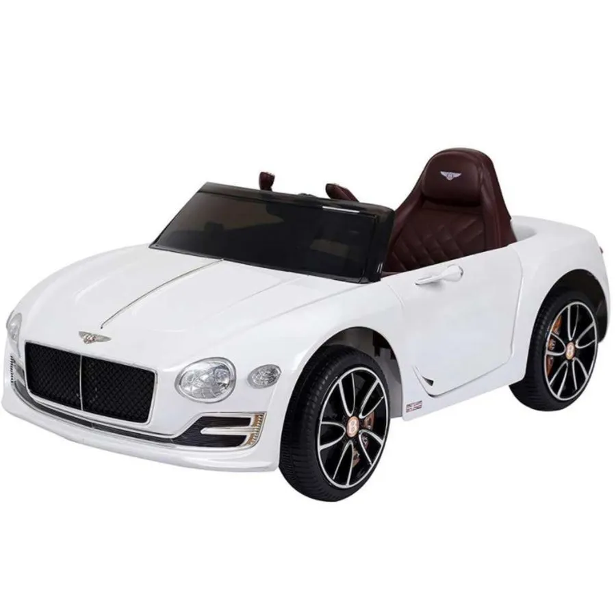 Kids White Bentley EXP12 Electric Ride-On Car