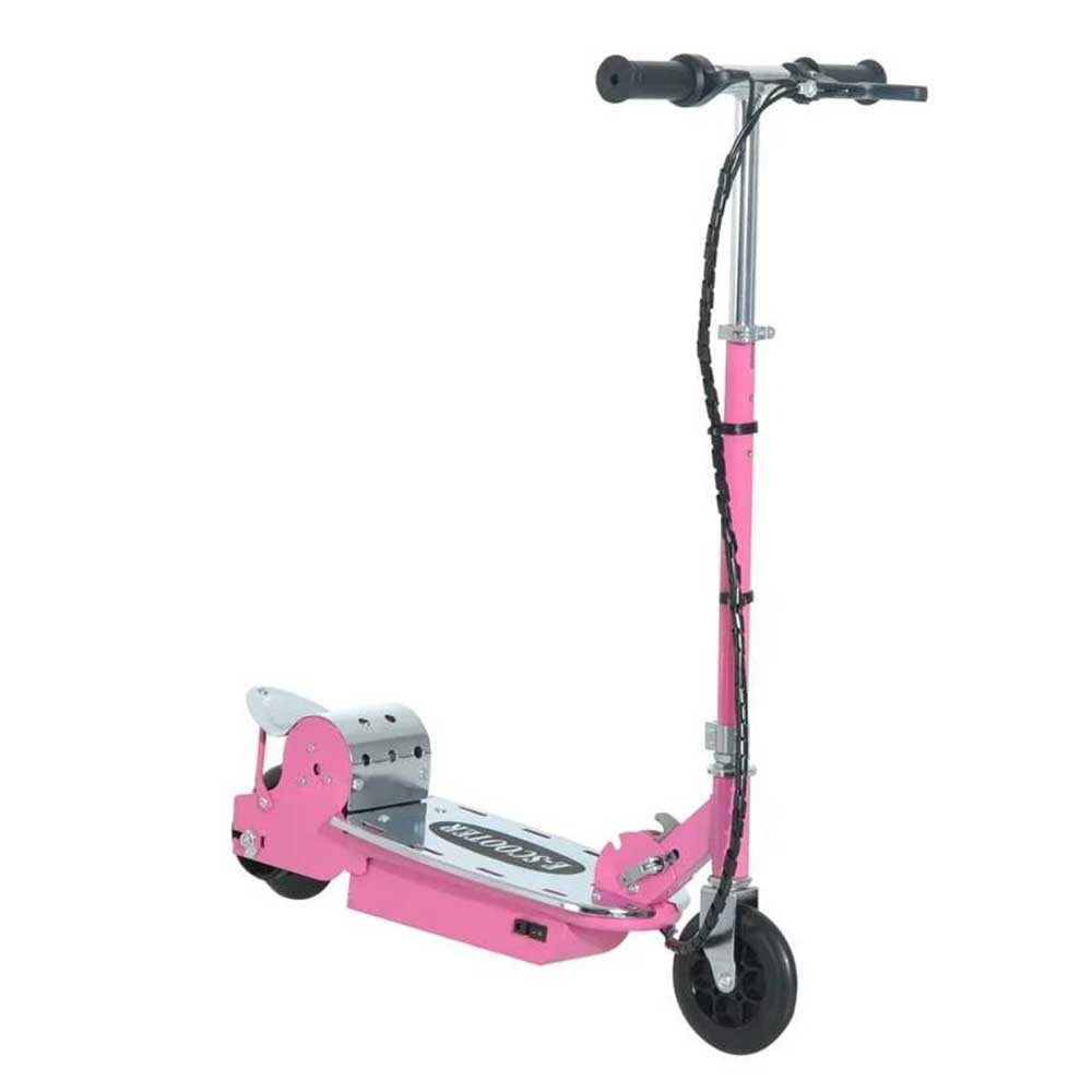 Childrens Pink Twist Throttle Electric Scooter