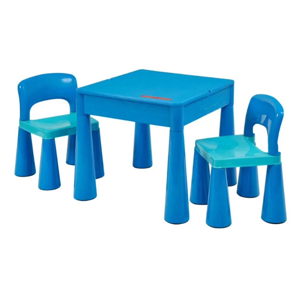Blue 5-in-1 Sand and Water Table for Kids