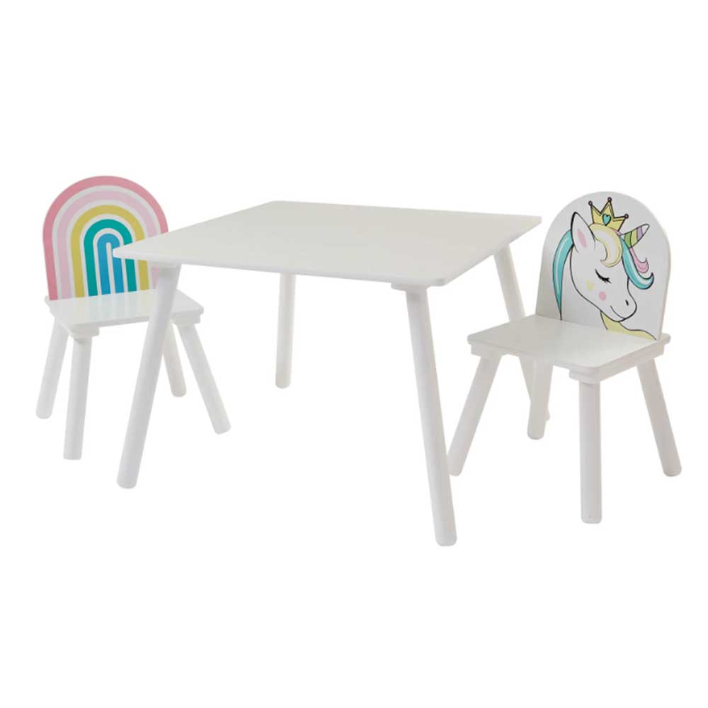 Unicorn Table and Chairs Set