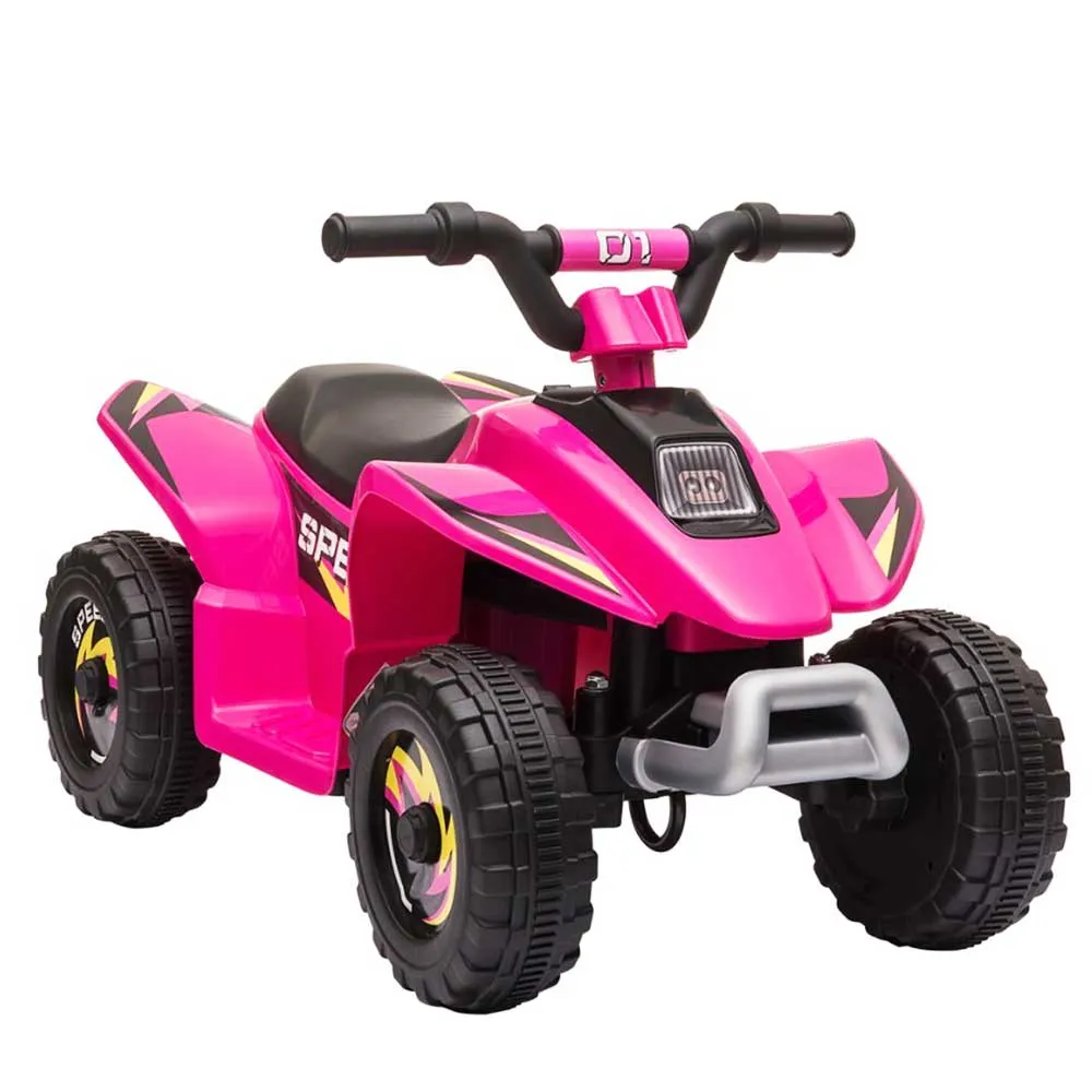 Pink Kids Ride On Quad Bike Kidaroos